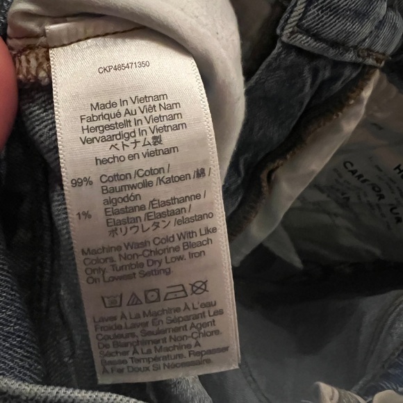 Madewell the perfect vintage wide-leg crop jean, size 26 - Picture 6 of 6